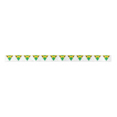 Jamaican Flag Bunting Style Cake Satijnen Lint (Voorkant)