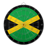 Jamaican Flag Dartboard & Jamaica/game board Dartbord (Voorkant)