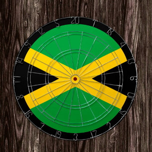 Jamaican Flag Dartboard & Jamaica/game board Dartbord