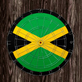 Jamaican Flag Dartboard & Jamaica/game board Dartbord
