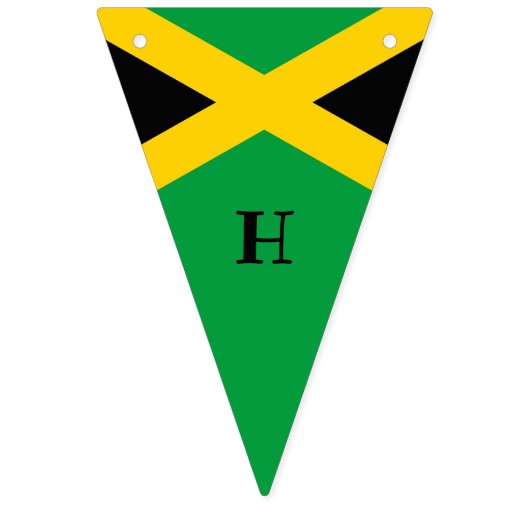 Jamaican Flag Happy Birthday Vlaggetjes (Tweede vlag)