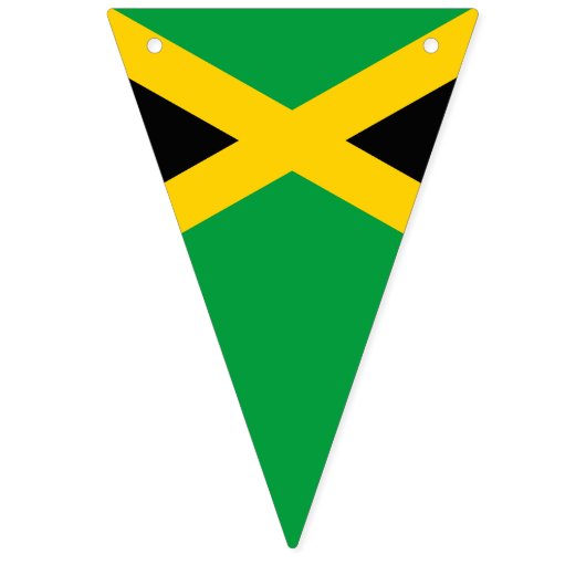 Jamaican Flag Happy Birthday Vlaggetjes (Eerste vlag)