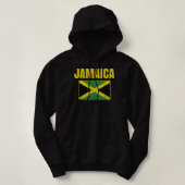 Jamaican Flag  Jamaica Pride Kaart Land Hoodie (Design voorkant)