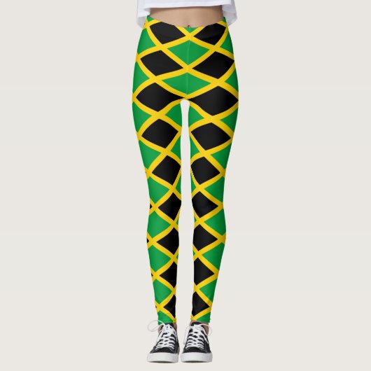 Jamaican flag leggings (Voorkant)