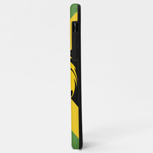 Jamaican Flag Lion Phone Case (Achterkant/links)