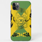 Jamaican Flag Lion Phone Case (Achterkant)