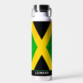 Jamaican Flag Personalised Waterfles (Voorkant)
