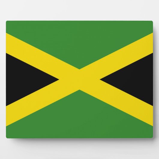 Jamaican Flag Plaque Fotoplaat (Voorkant)