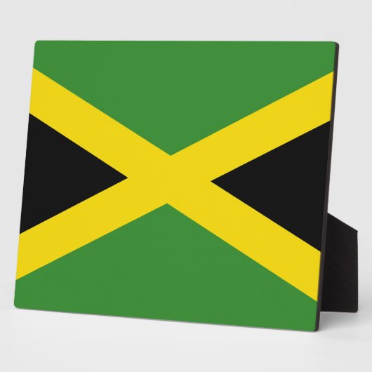 Jamaican Flag Plaque Fotoplaat (Zijkant)