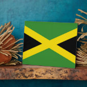 Jamaican Flag Plaque Fotoplaat (Zijkant)