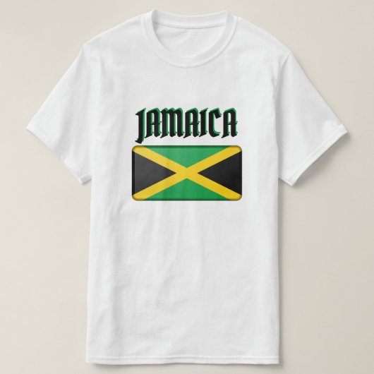 JAMAICAN FLAG T-SHIRT (Design voorkant)