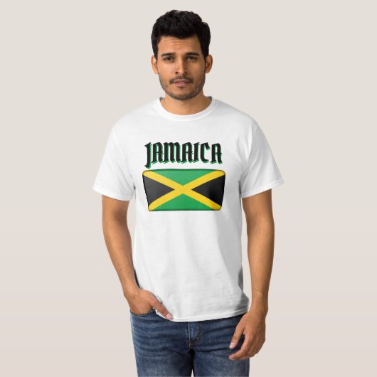 JAMAICAN FLAG T-SHIRT (Voorkant volledig)