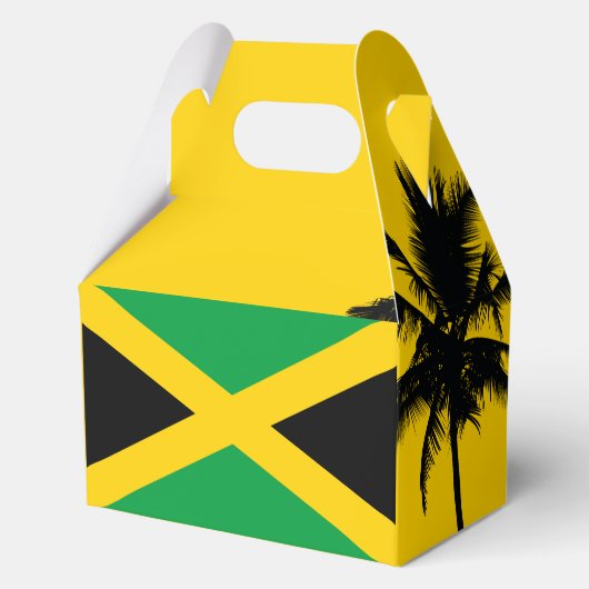 Jamaican Flag Tropical Thank You Bedankdoosjes (Achterkant)