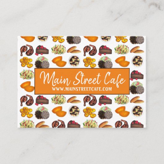 Jamaican Foods Caribbean Cuisine Restaurant Chef Visitekaartje (Voorkant)