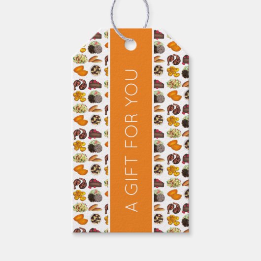 Jamaican Foods Caribbean Island Cooking Cuisine Cadeaulabel (Voorkant)