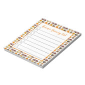 Jamaican Foods Caribbean Island Cooking Cuisine Notitieblok (Linkerzijde)