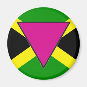 Jamaican Gay Pride Flag Magneet
