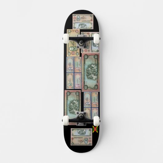 JAMAICAN GELD Skateboard (Voorkant)
