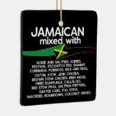 Jamaican gemengd met Jamaica Proud Group Keramisch Ornament (Rechts)