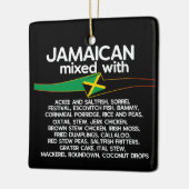 Jamaican gemengd met Jamaica Proud Group Keramisch Ornament (Links)