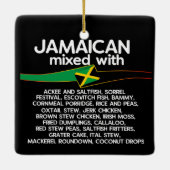 Jamaican gemengd met Jamaica Proud Group Keramisch Ornament (Achterkant)