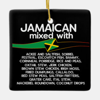 Jamaican gemengd met Jamaica Proud Group Keramisch Ornament