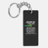 Jamaican gemengd met Jamaica Proud Group Sleutelhanger (Voorkant Links)