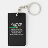 Jamaican gemengd met Jamaica Proud Group Sleutelhanger (achterkant)