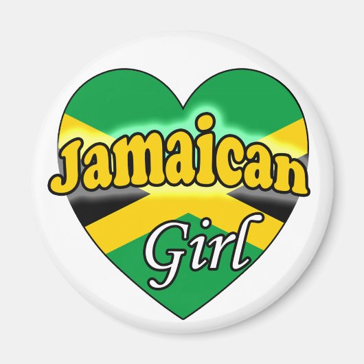 Jamaican Girl Magneet (Voorkant)
