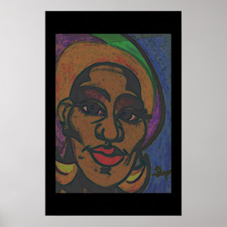 Jamaican Girl Poster