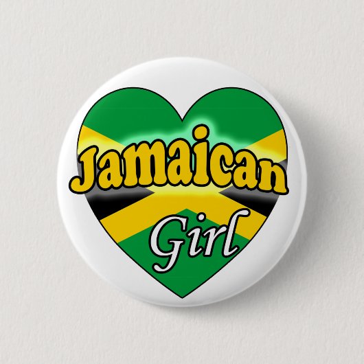 Jamaican Girl Ronde Button 5,7 Cm (Voorkant)
