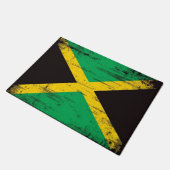 Jamaican Grunge Flag Deurmat (Schuin)