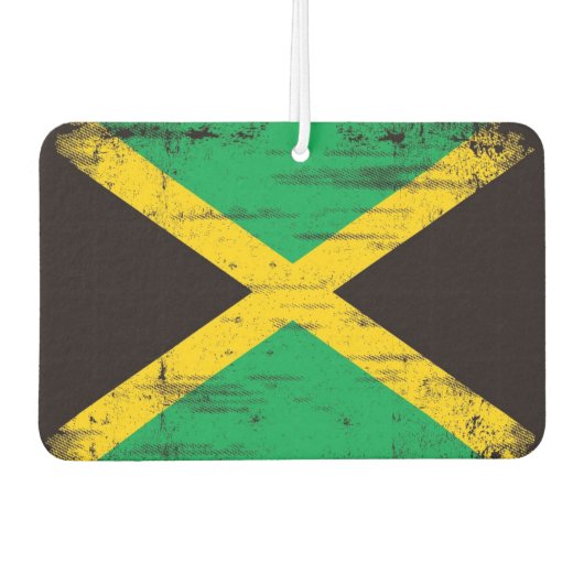 Jamaican Grunge Flag Luchtverfrisser (Voorkant)