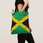 Jamaican Grunge Flag Tote Bag (Dichtbij)