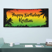 Jamaican Happy Birthday Party Spandoek (Beurs)