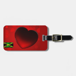 Jamaican Heart Bagagelabel