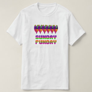 Jamaican Heart Zondag Funday T-shirt