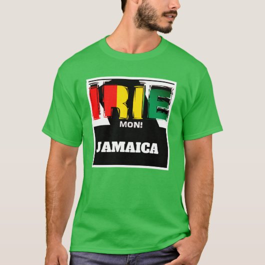 Jamaican Irie Mon T-shirt (Voorkant)