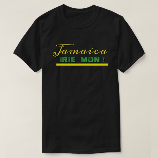 Jamaican Irie Mon T-shirt (Design voorkant)