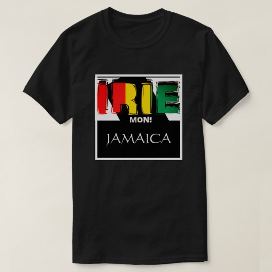 Jamaican Irie Mon T-shirt (Design voorkant)