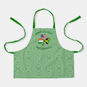 Jamaican Irish USA Flags Shamrock Personalized Kin Schort (Voorkant)