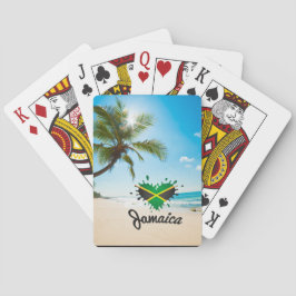 Jamaican Island Proud Jamaicans - Jamaica Reggae Pokerkaarten