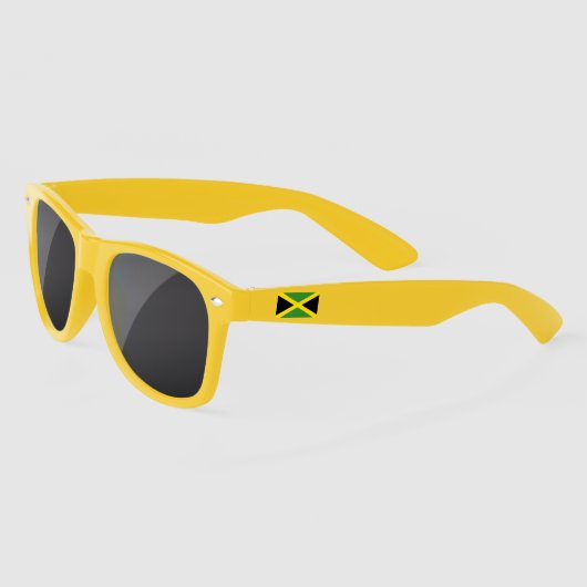 Jamaican Island Proud Jamaicans Reggae Rasta Roots Zonnebrillen (Links)