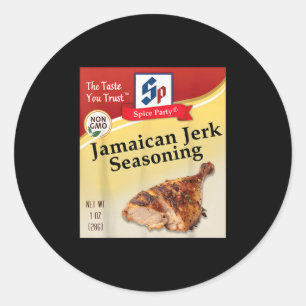 Jamaican Jerk Seasoning Condiment Holiday Spice Be Ronde Sticker