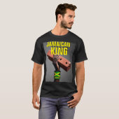 JAMAICAN KING Basic Donker T-shirt (Voorkant volledig)