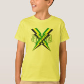 Jamaican Lightening Bolt Kinder T T-shirt (Voorkant)