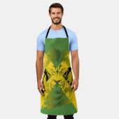 Jamaican Lion Apron Schort (Gedragen)