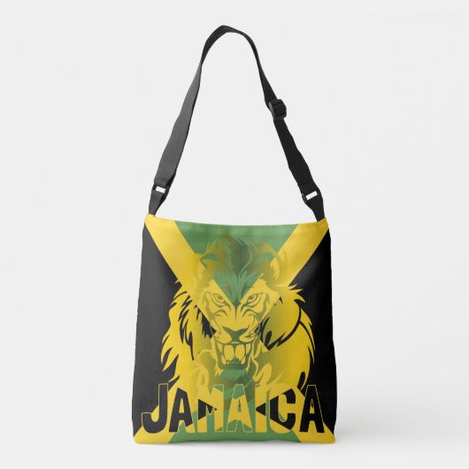 Jamaican Lion Cross Body Bag en groot Tas (Achterkant)