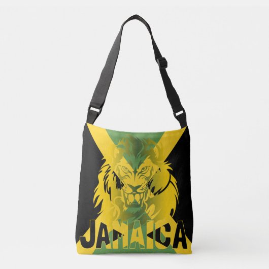 Jamaican Lion Cross Body Bag en groot Tas (Voorkant)