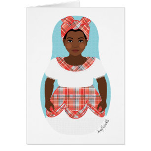 Jamaican Matryoshka Kaart
